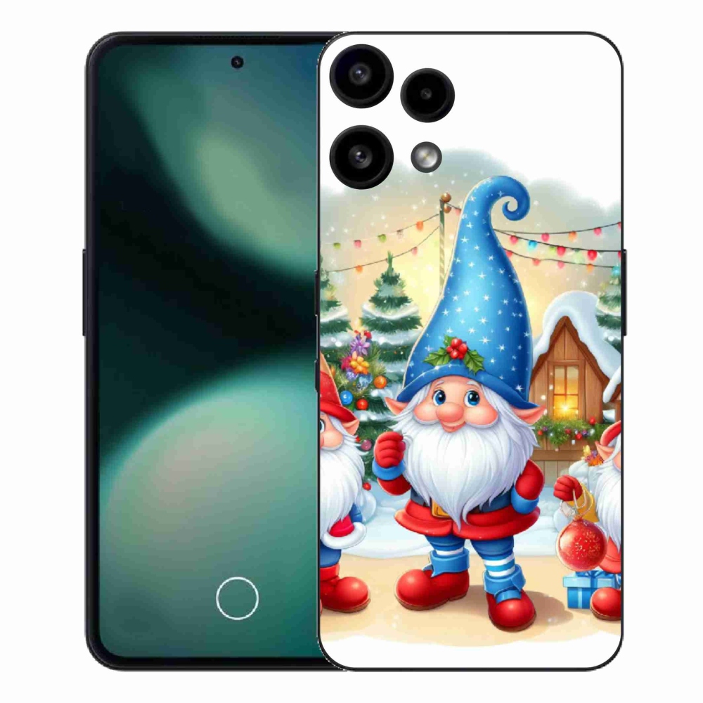 Gélový kryt mmCase na Nothing Phone (3a) Lite - vianočné škriatkovia