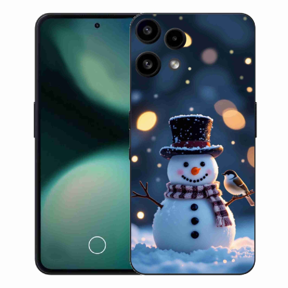 Gélový kryt mmCase na Nothing Phone (3a) Lite - vianočný snehuliak