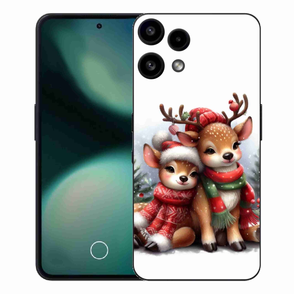 Gélový kryt mmCase na Nothing Phone (3a) Lite - vianočné soby