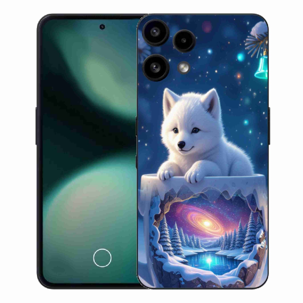Gélový kryt mmCase na Nothing Phone (3a) Lite - vianočné šteňa