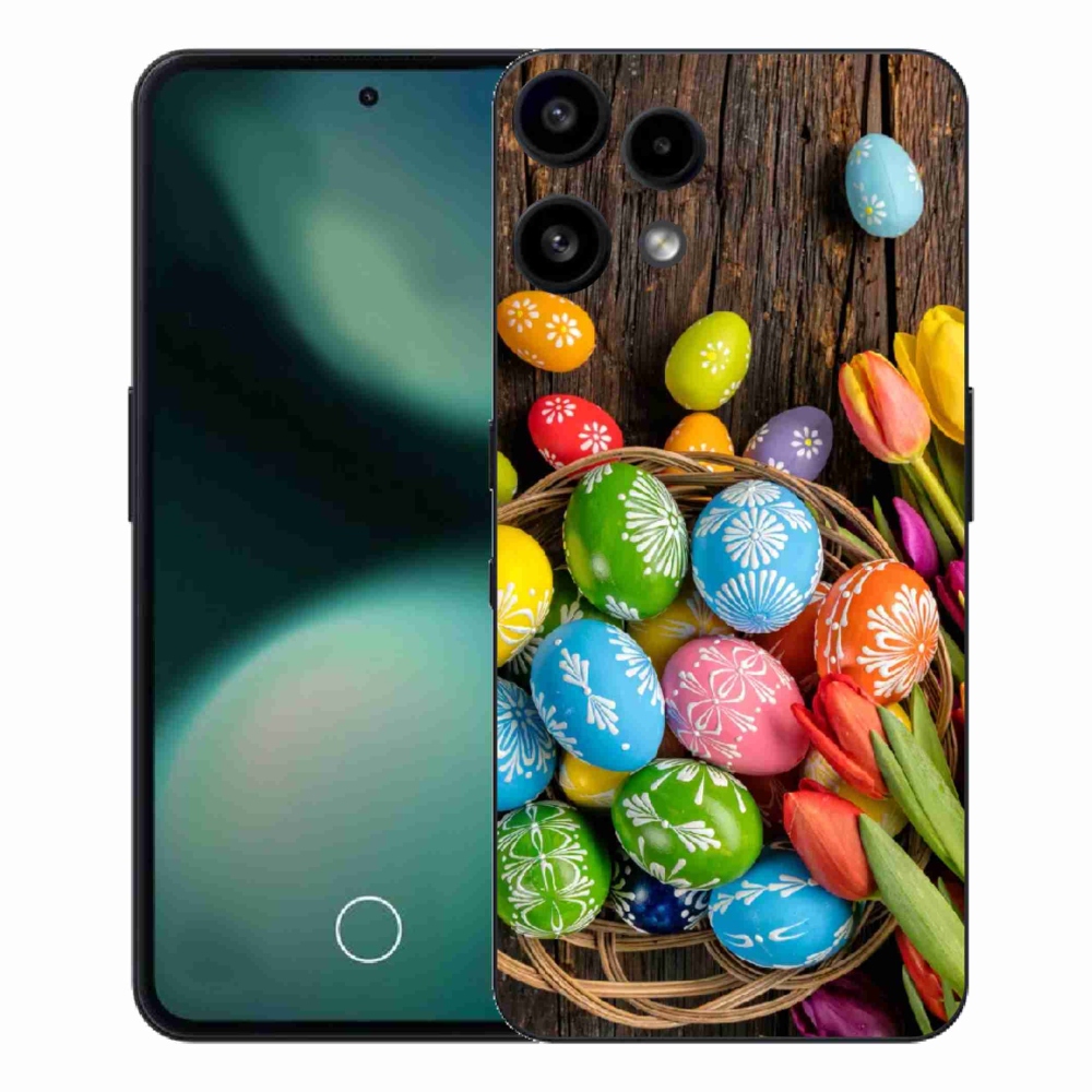 Gélový kryt mmCase na Nothing Phone (3a) Lite - veľkonočné vajíčka