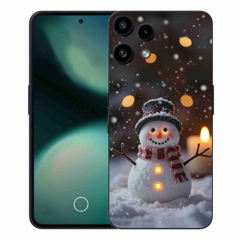 Gélový kryt mmCase na Nothing Phone (3a) Lite - veselý snehuliak