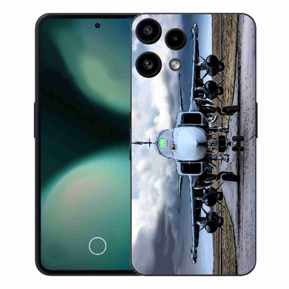 Gélový kryt mmCase na Nothing Phone (3a) Lite - vojenské lietadlo