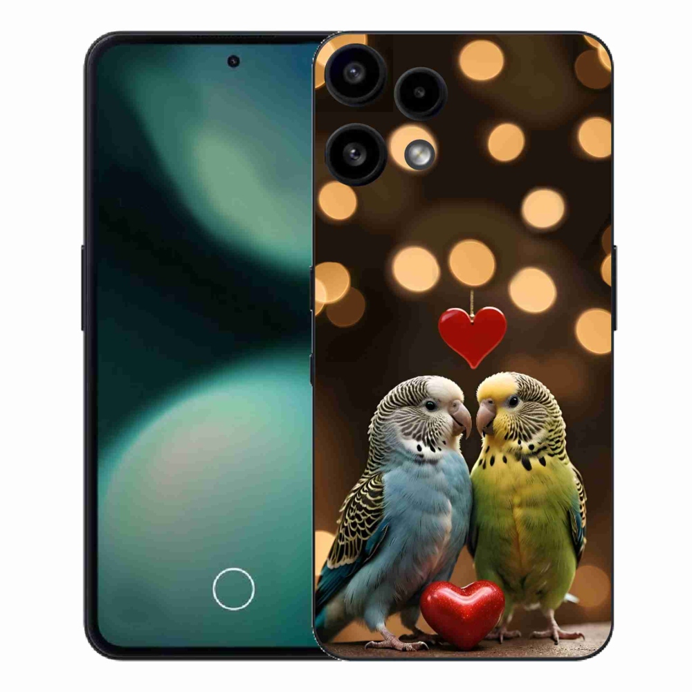 Gélový kryt mmCase na Nothing Phone (3a) Lite - zamilovaní papagáje