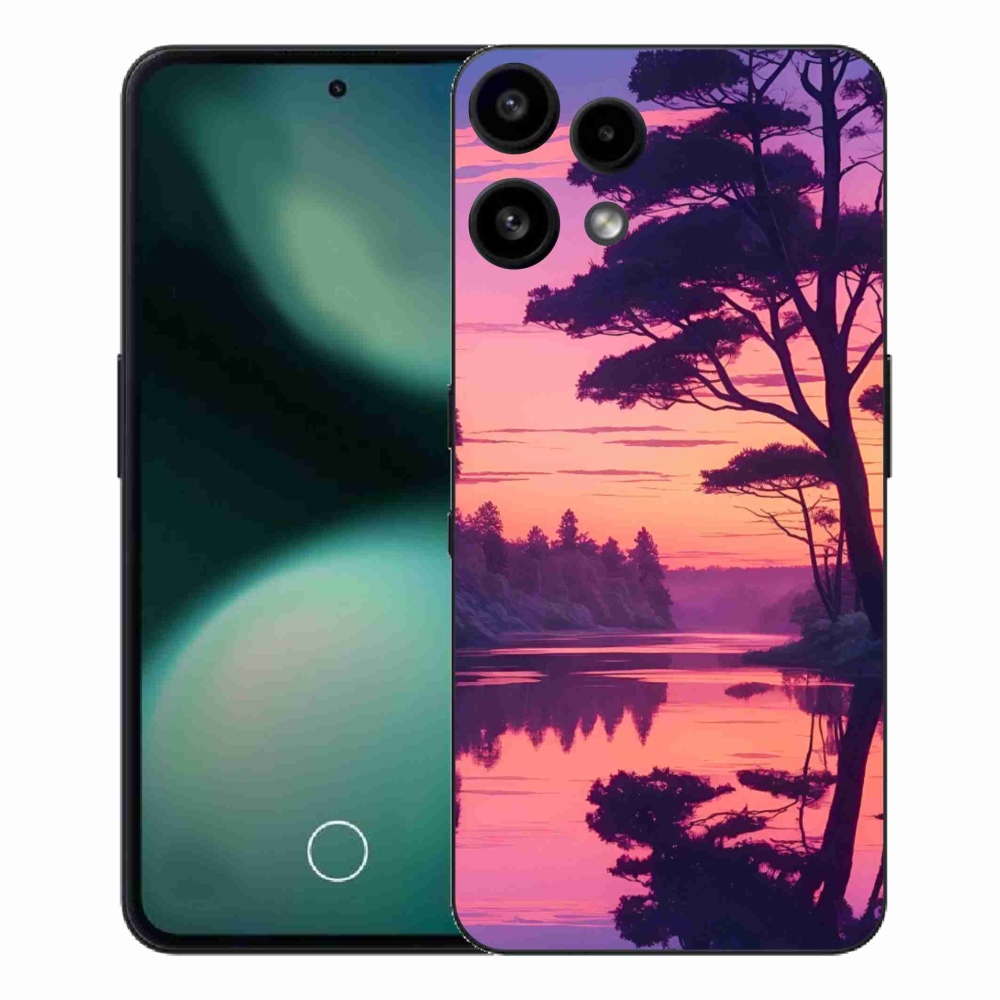 Gélový kryt mmCase na Nothing Phone (3a) Lite - západ slnka nad jazerom