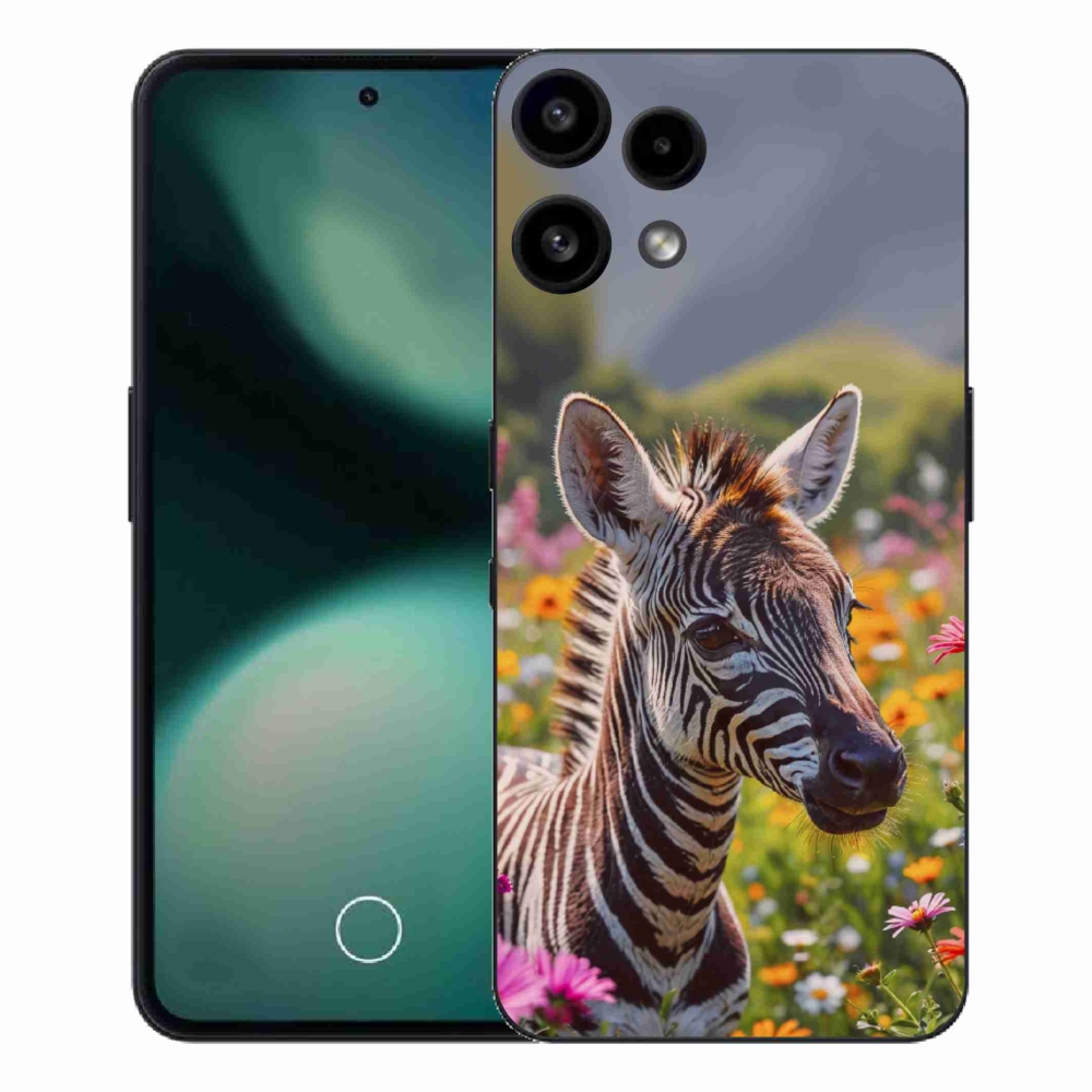 Gélový kryt mmCase na Nothing Phone (3a) Lite - zebra na lúke