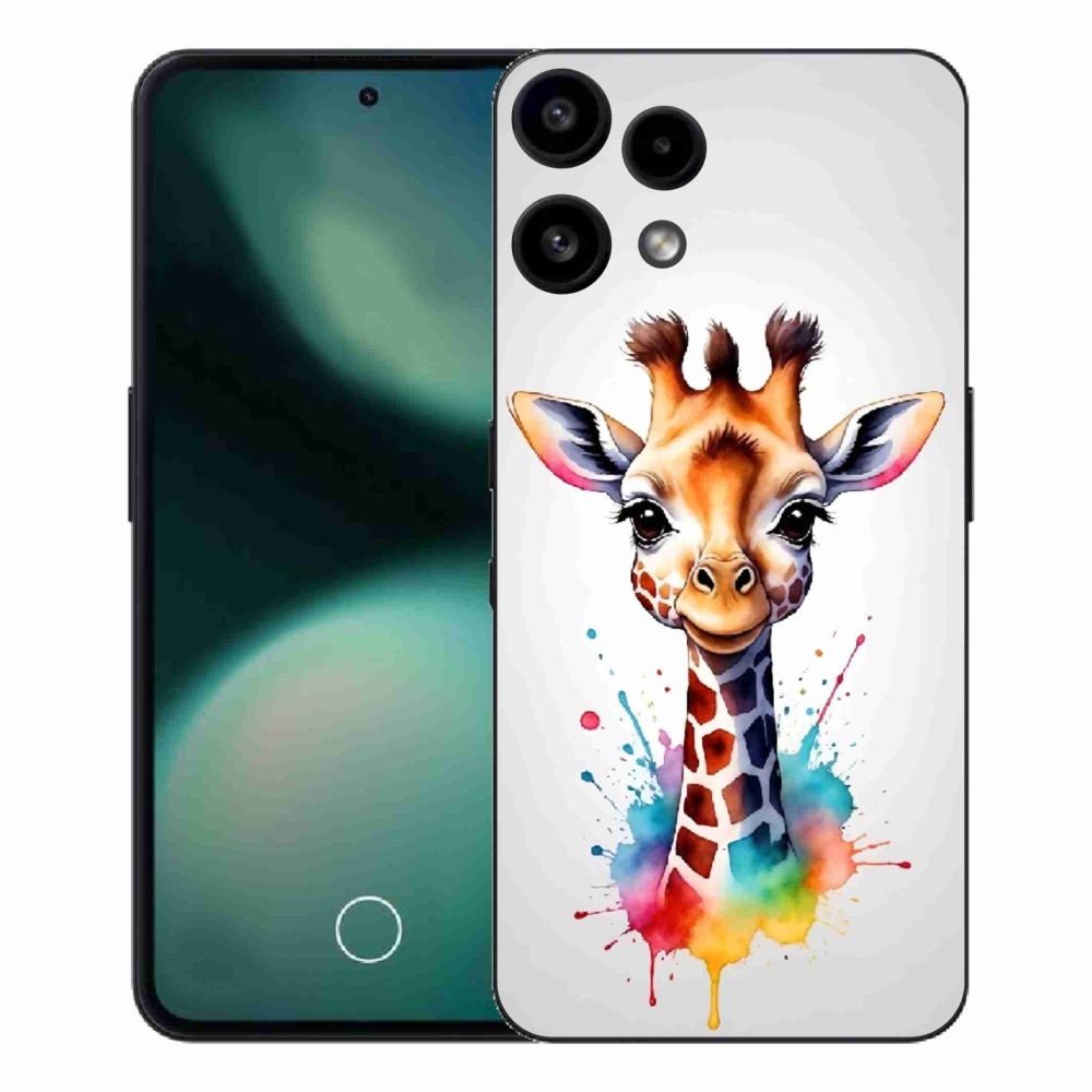 Gélový kryt mmCase na Nothing Phone (3a) Lite - žirafa 1