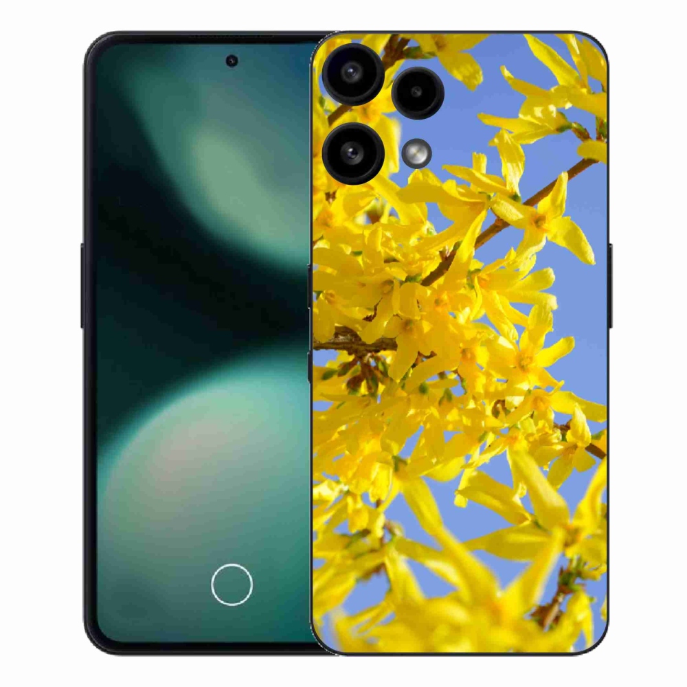 Gélový kryt mmCase na Nothing Phone (3a) Lite - žlté kvety