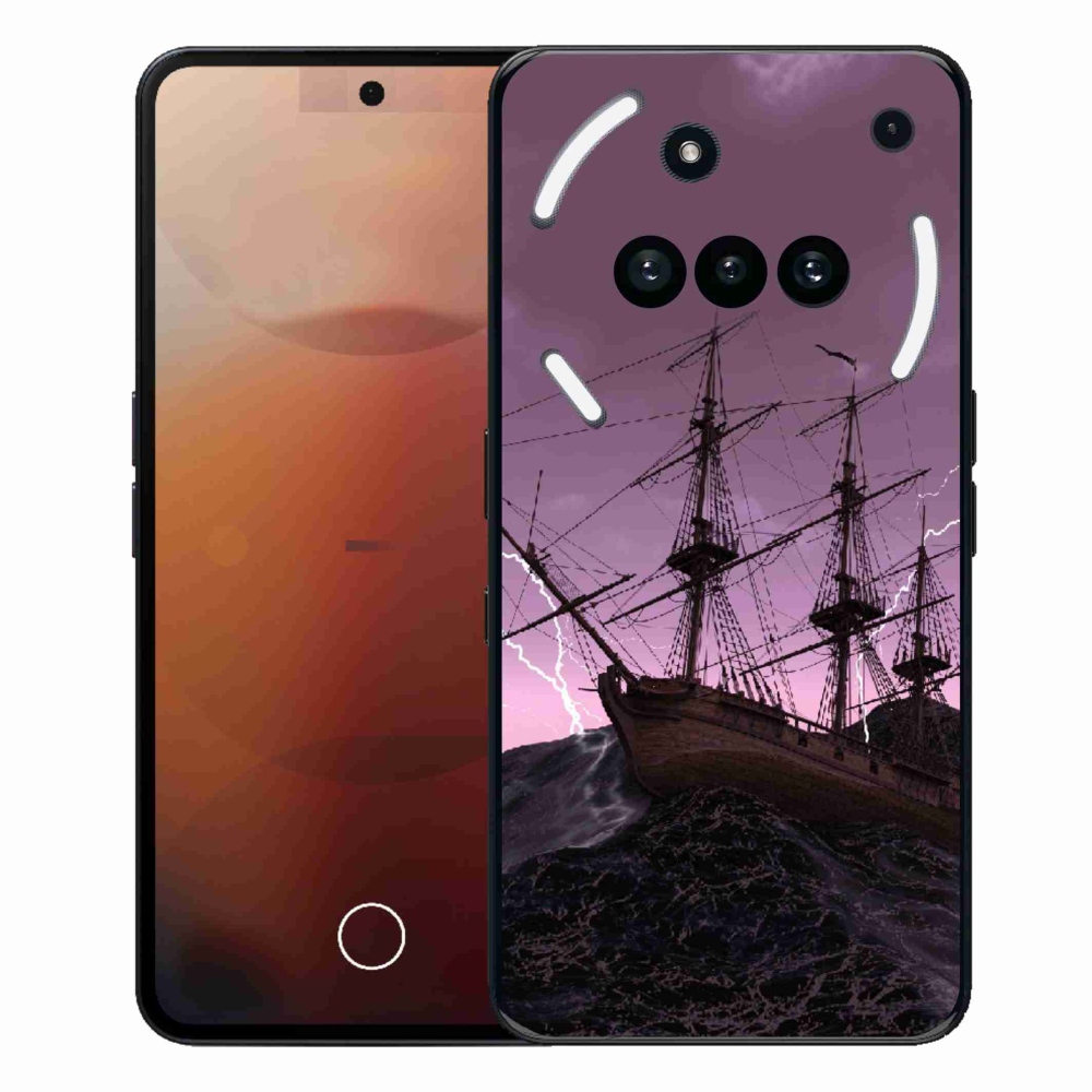Gélový kryt mmCase na Nothing Phone (3a) - loď v búrke