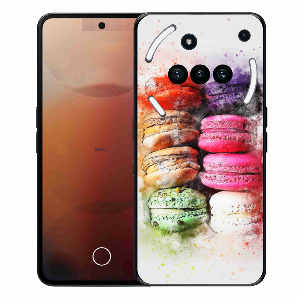 Gélový kryt mmCase na Nothing Phone (3a) - makrónky