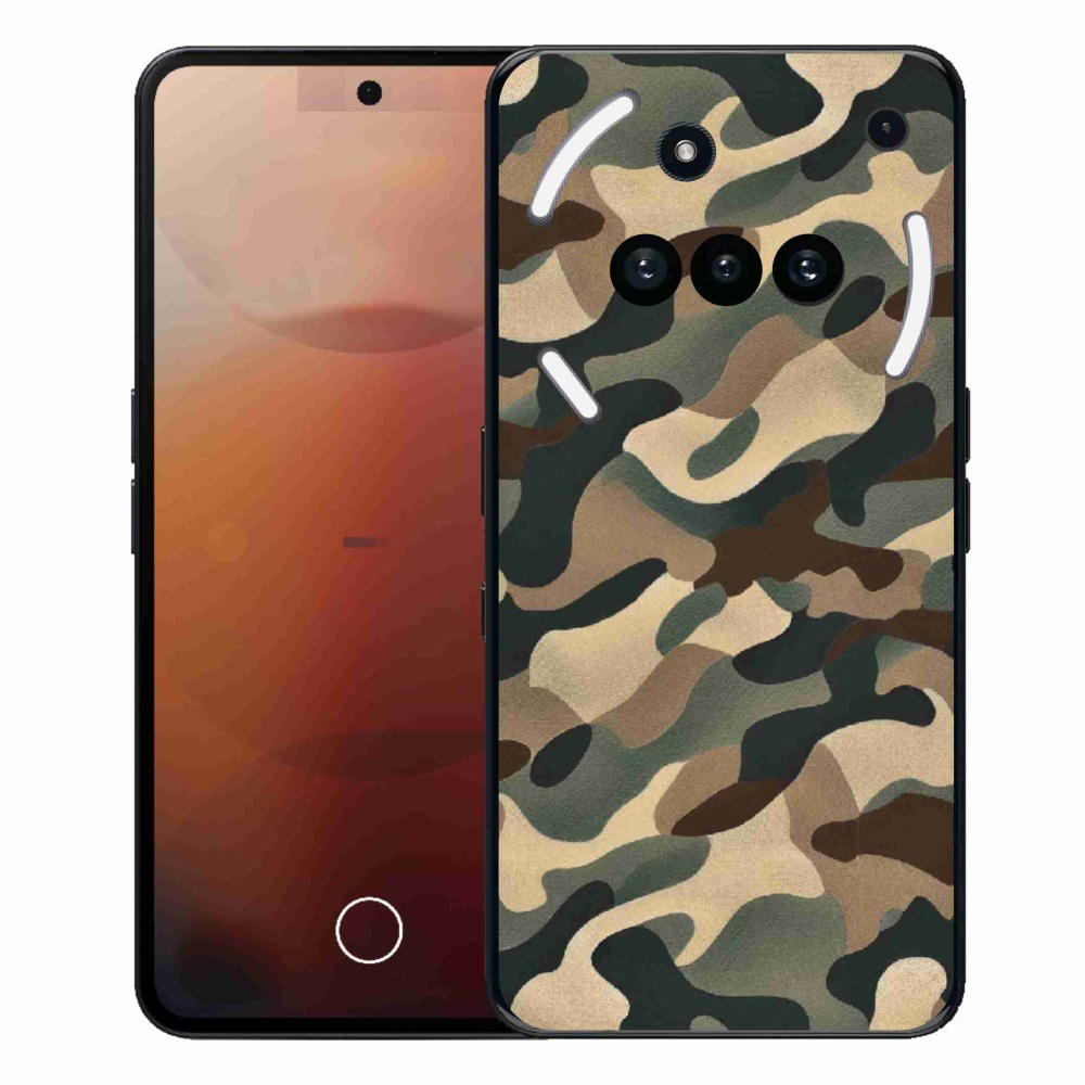 Gélový kryt mmCase na Nothing Phone (3a) - maskáčový vzor 11
