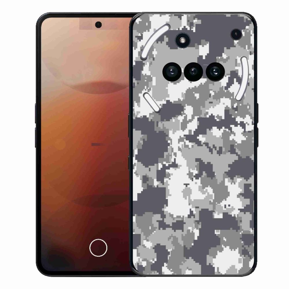 Gélový kryt mmCase na Nothing Phone (3a) - maskáčový vzor 2