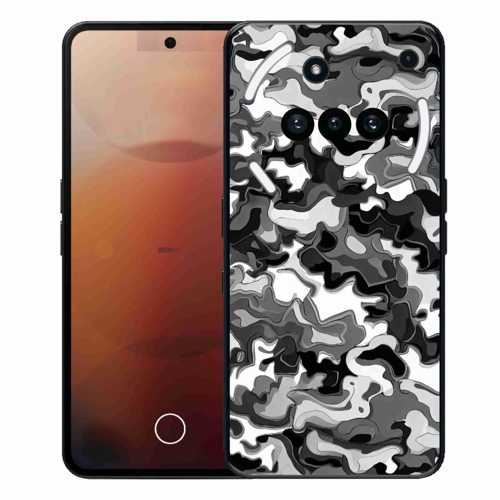 Gélový kryt mmCase na Nothing Phone (3a) - maskáčový vzor 3