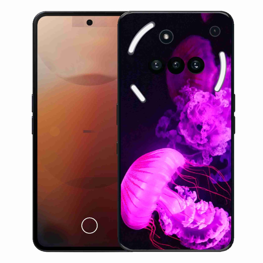 Gélový kryt mmCase na Nothing Phone (3a) - medúza 1