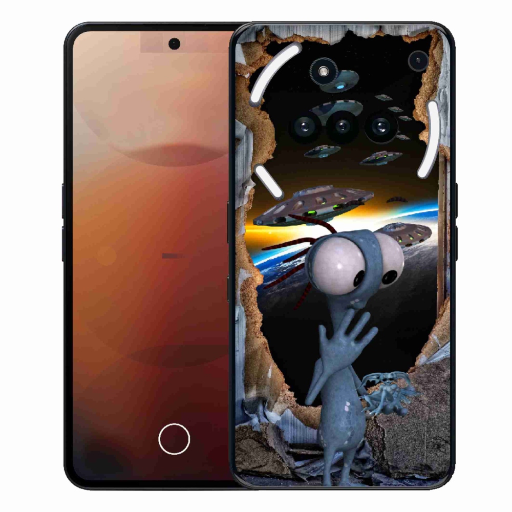 Gélový kryt mmCase na Nothing Phone (3a) - mimozemšťan
