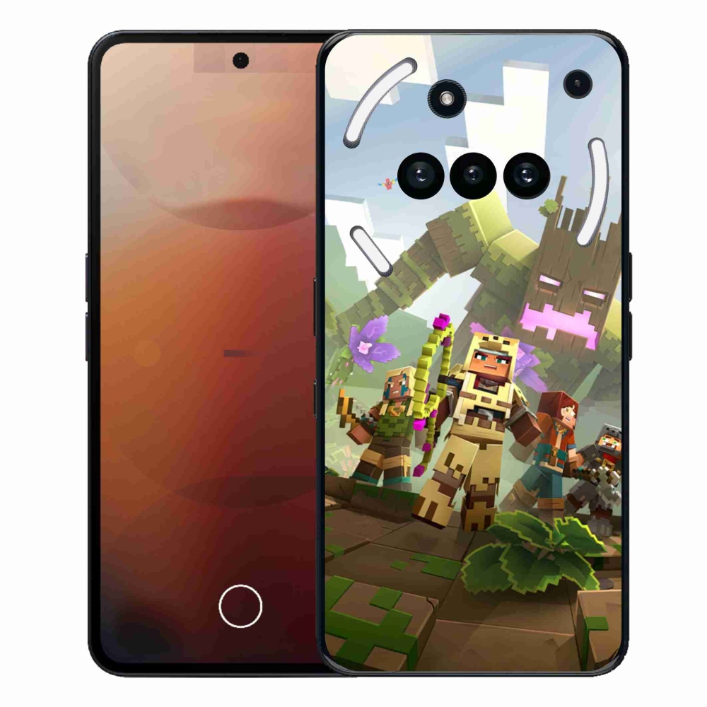 Gélový kryt mmCase na Nothing Phone (3a) - minecraft 1