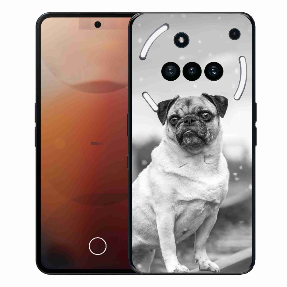 Gélový kryt mmCase na Nothing Phone (3a) - mops