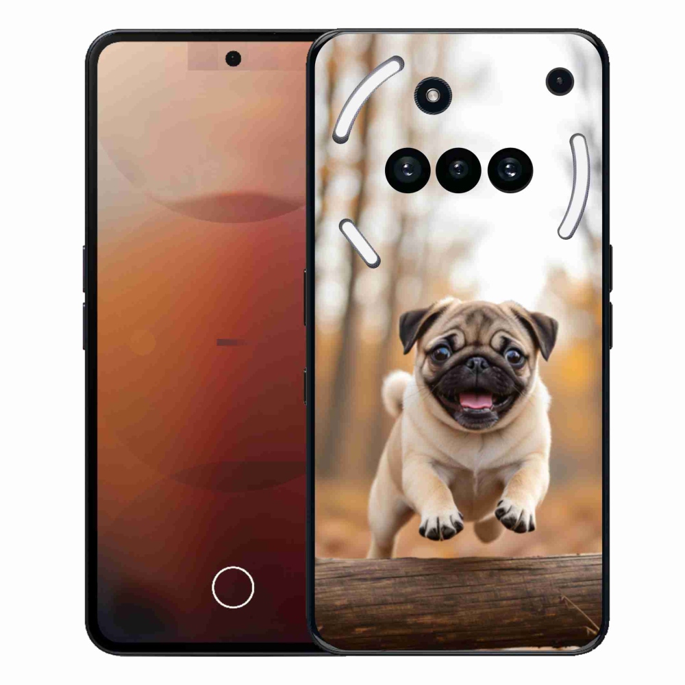 Gélový kryt mmCase na Nothing Phone (3a) - mops 2