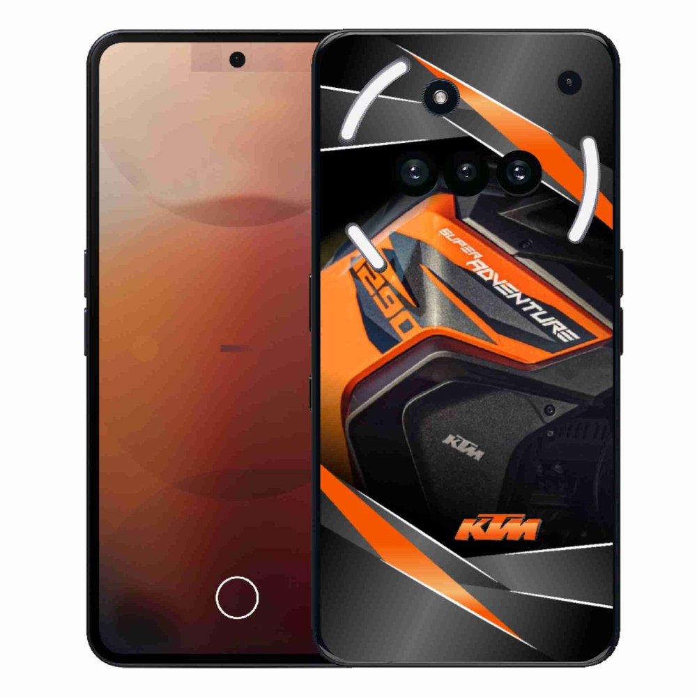 Gélový kryt mmCase na Nothing Phone (3a) - motorka ktm