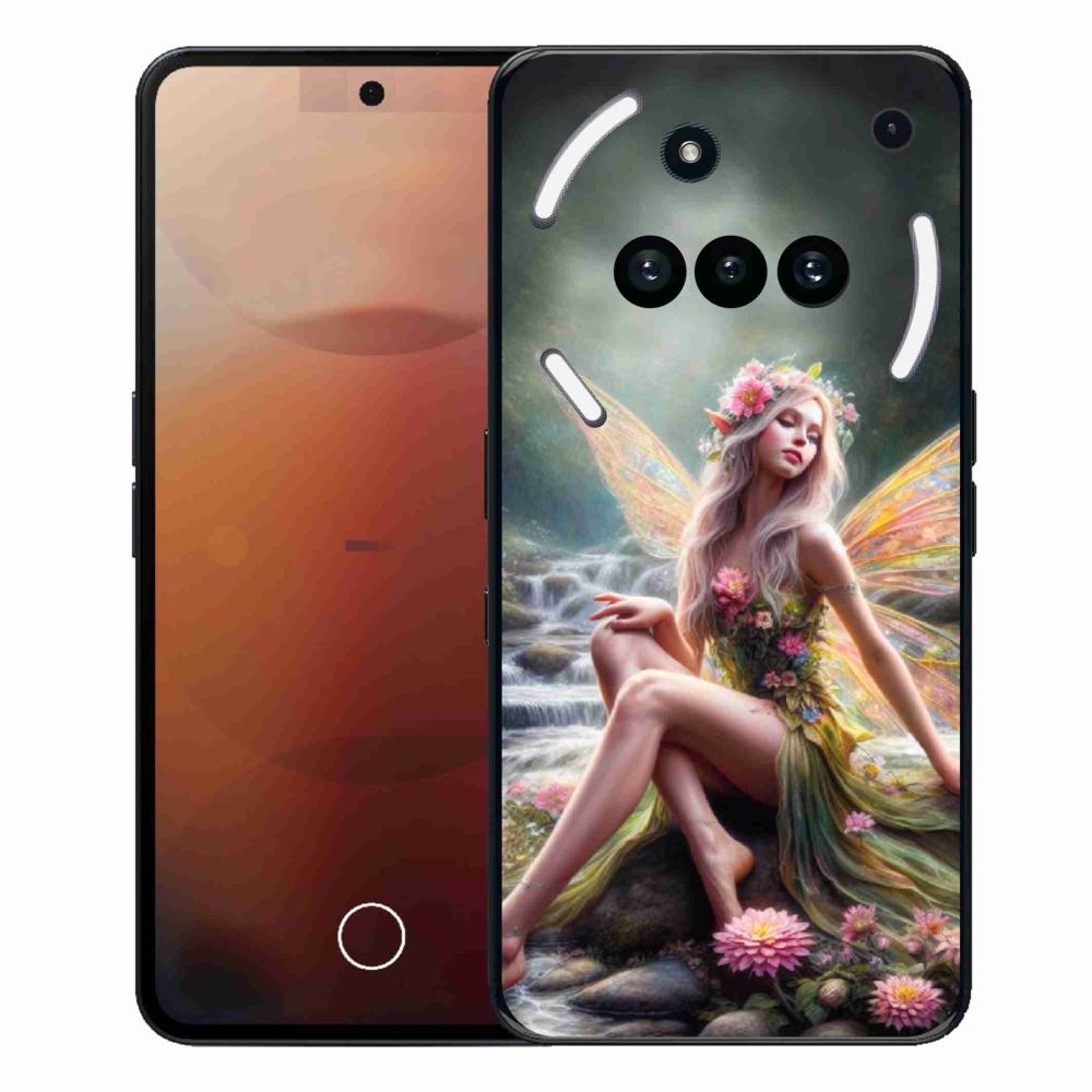 Gélový kryt mmCase na Nothing Phone (3a) - motýlia žena 1