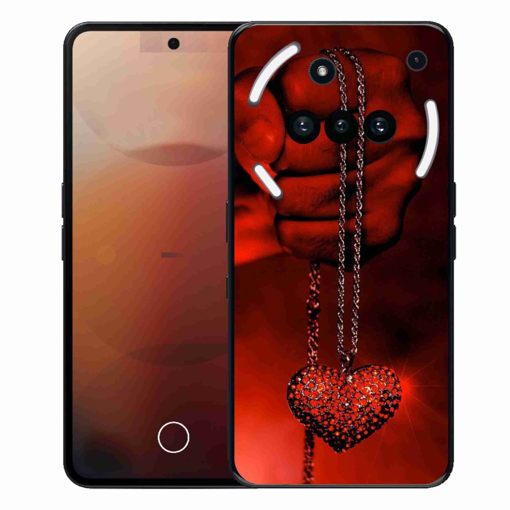 Gélový kryt mmCase na Nothing Phone (3a) - náhrdelník