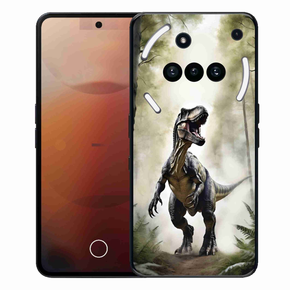 Gélový kryt mmCase na Nothing Phone (3a) - naštvaný T-Rex