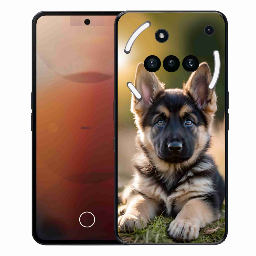 Gélový kryt mmCase na Nothing Phone (3a) - nemecký ovčiak v prírode