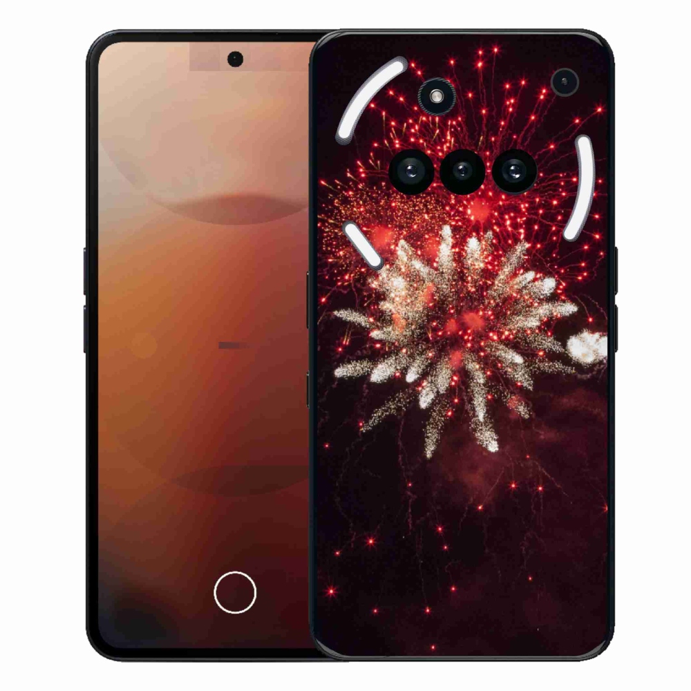 Gélový kryt mmCase na Nothing Phone (3a) - ohňostroj