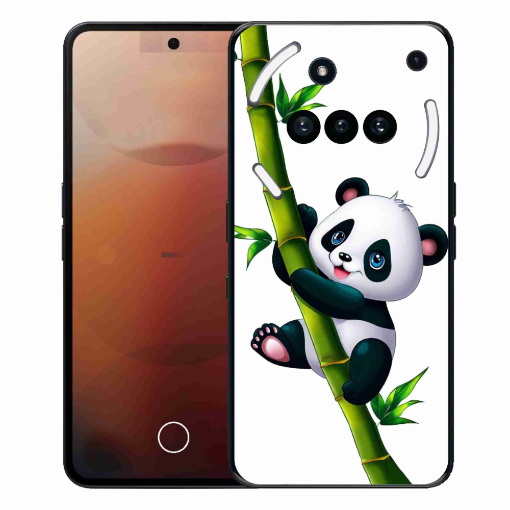 Gélový kryt mmCase na Nothing Phone (3a) - panda na bambuse
