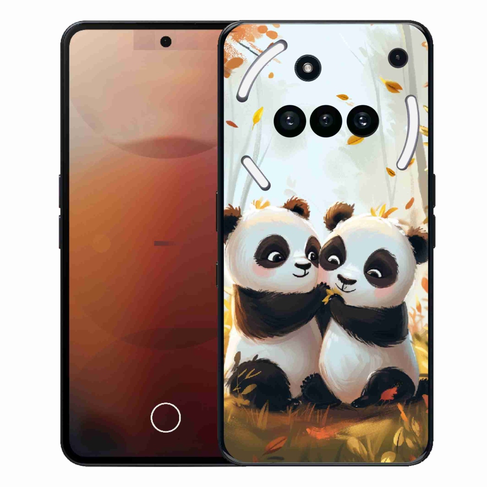 Gélový kryt mmCase na Nothing Phone (3a) - pandy