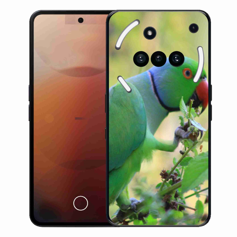 Gélový kryt mmCase na Nothing Phone (3a) - papagáj Alexandr