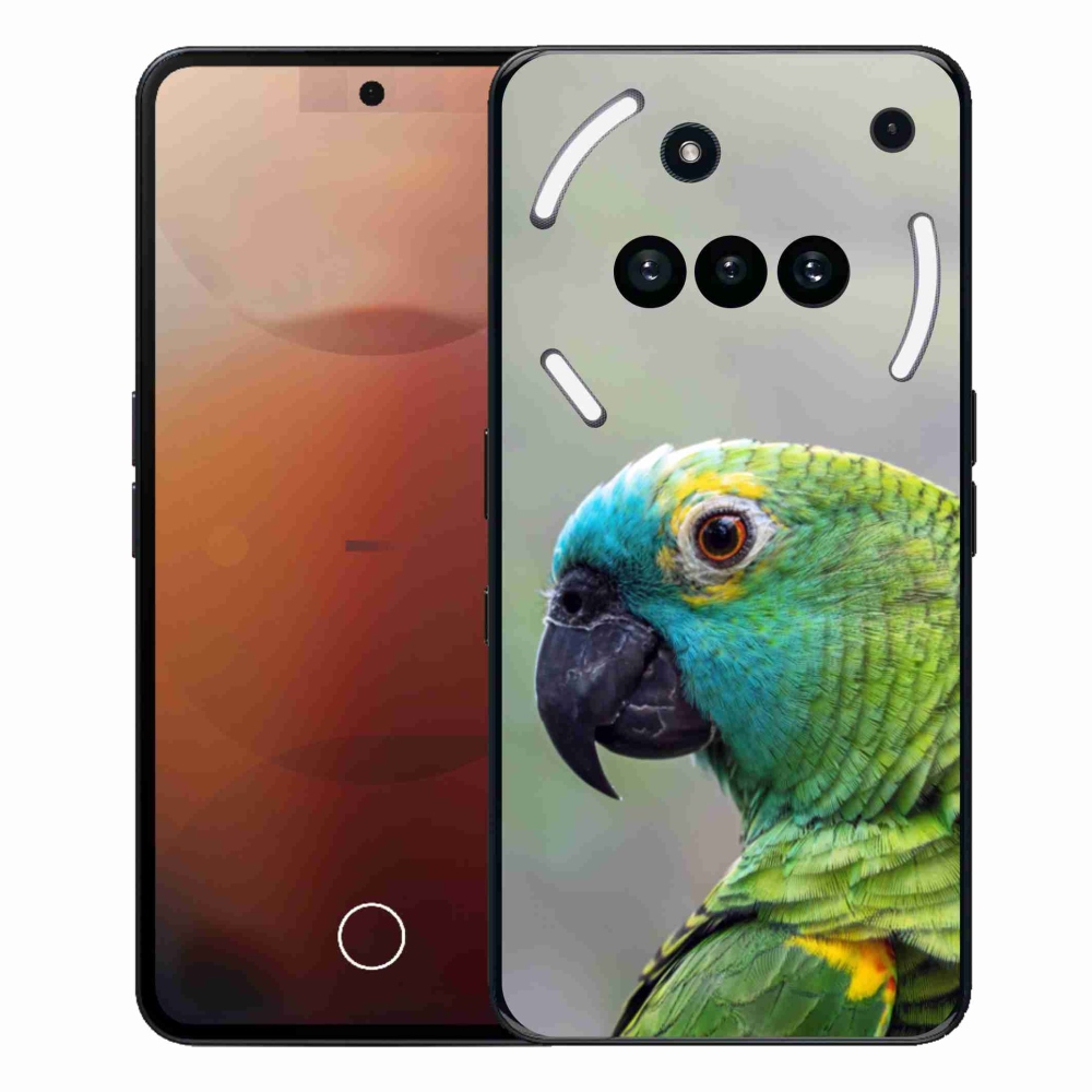 Gélový kryt mmCase na Nothing Phone (3a) - papagáj amazoňan