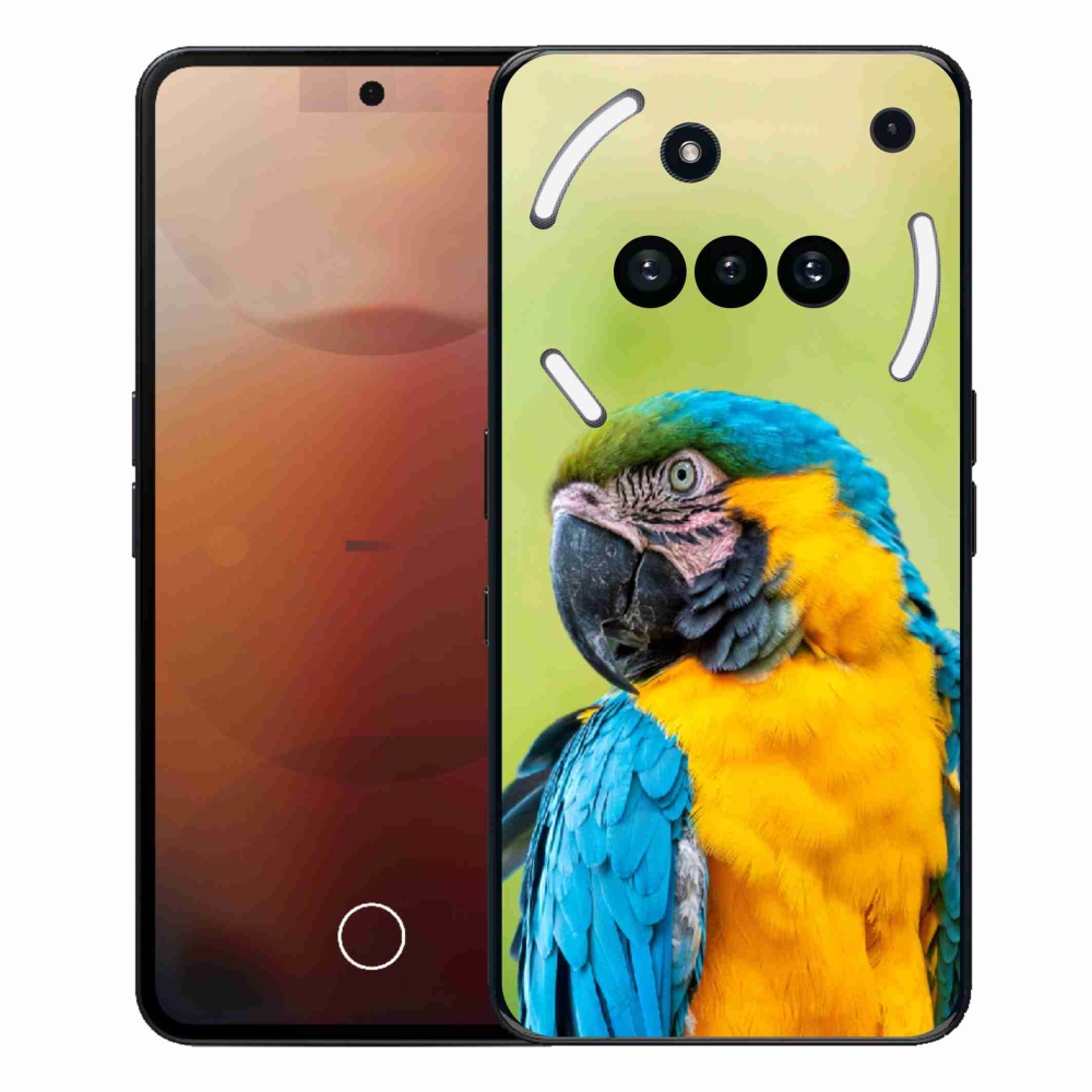 Gélový kryt mmCase na Nothing Phone (3a) - papagáj ara 2