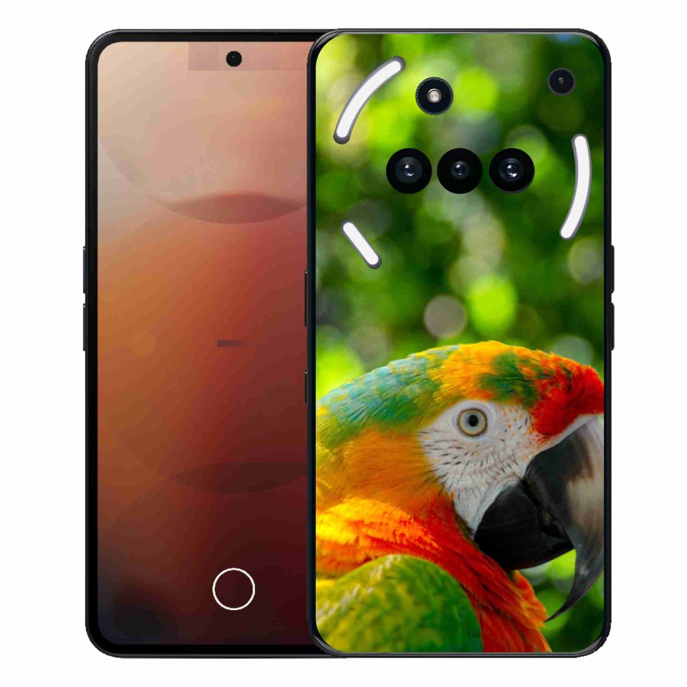 Gélový kryt mmCase na Nothing Phone (3a) - papagáj ara 3
