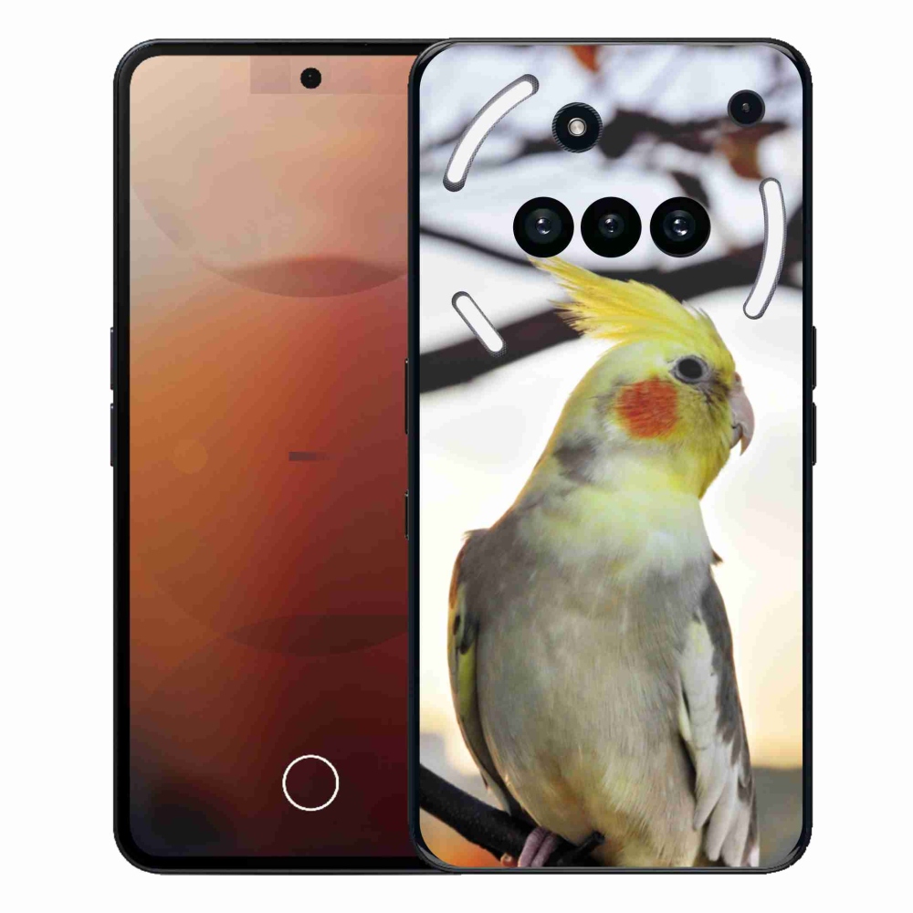 Gélový kryt mmCase na Nothing Phone (3a) - papagáj korela