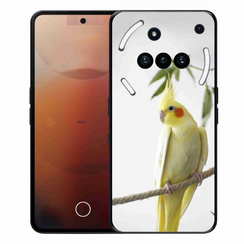 Gélový kryt mmCase na Nothing Phone (3a) - papagáj korela chocholatá