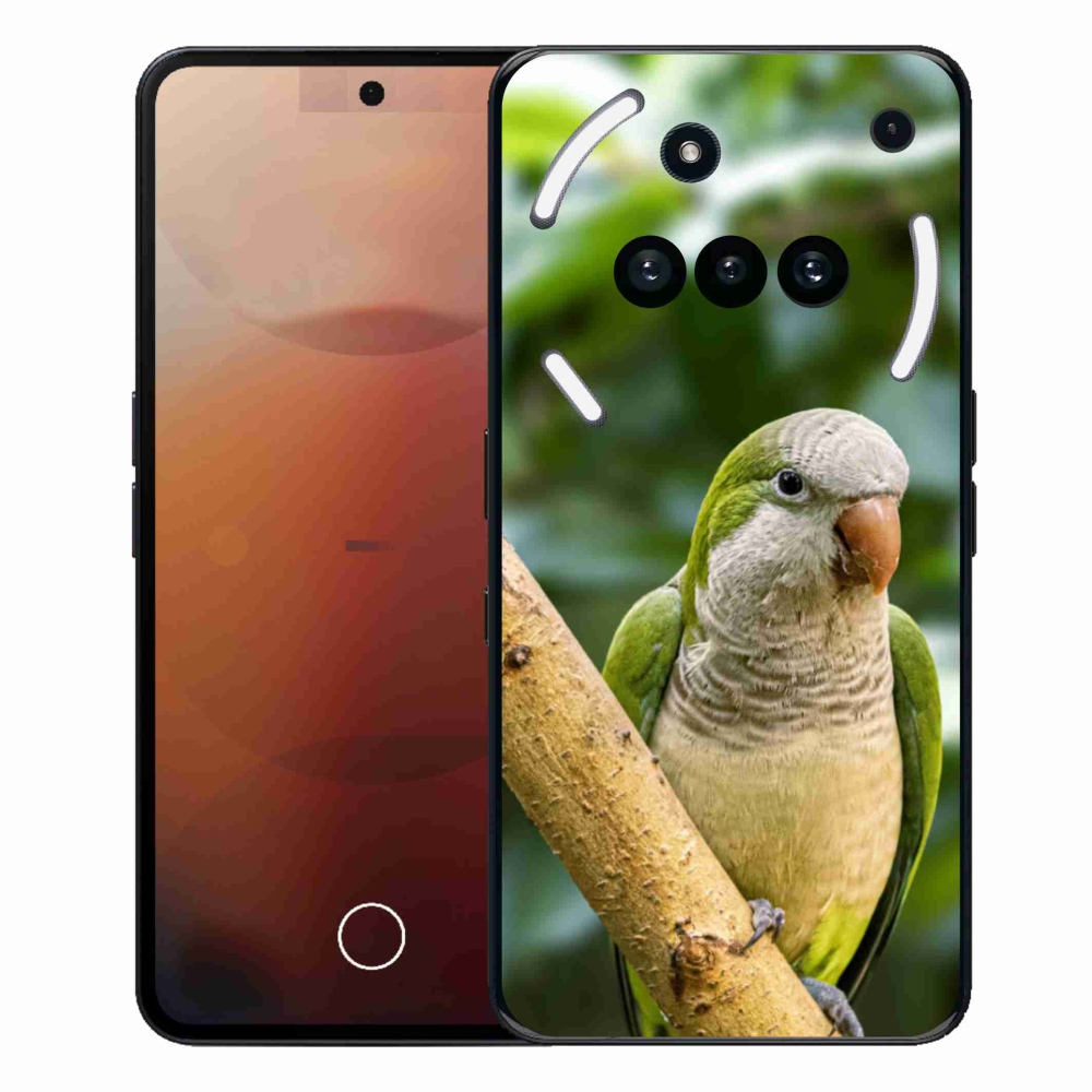 Gélový kryt mmCase na Nothing Phone (3a) - papagáj mníšok