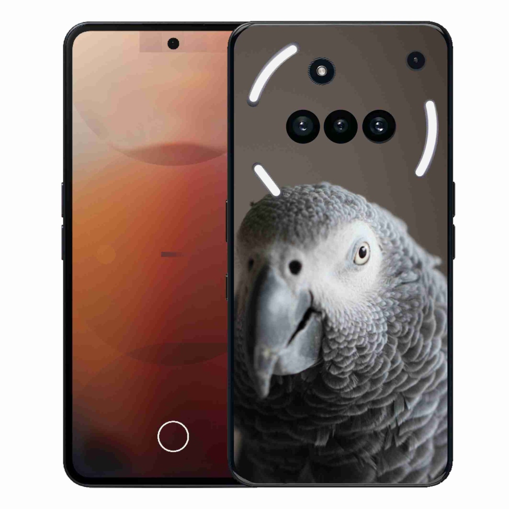 Gélový kryt mmCase na Nothing Phone (3a) - papagáj žako 2