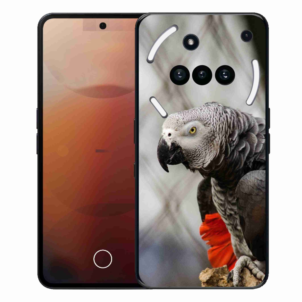 Gélový kryt mmCase na Nothing Phone (3a) - papagáj žako 3