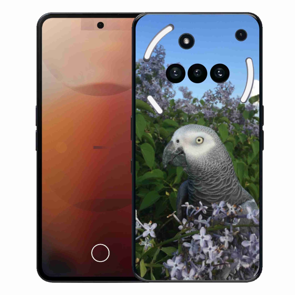 Gélový kryt mmCase na Nothing Phone (3a) - papagáj žako