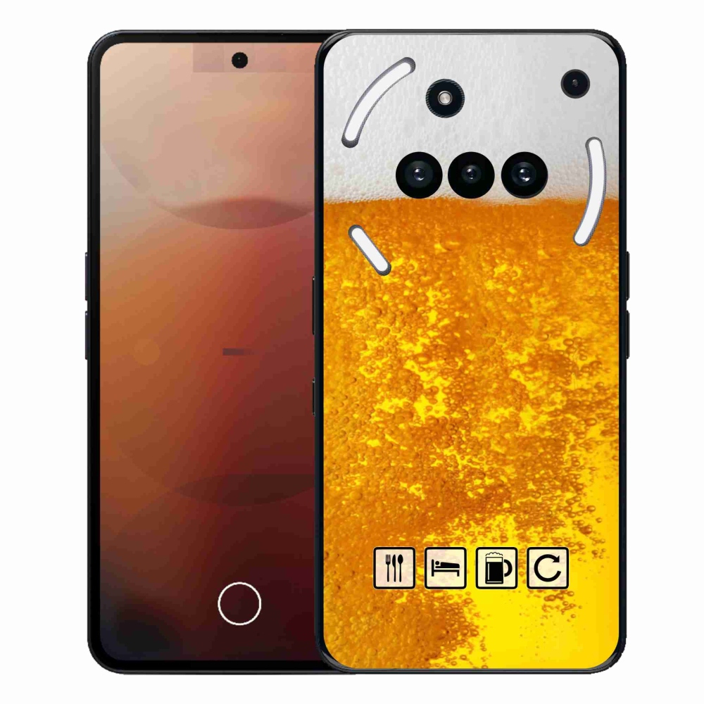 Gélový kryt mmCase na Nothing Phone (3a) - pivný motív 3