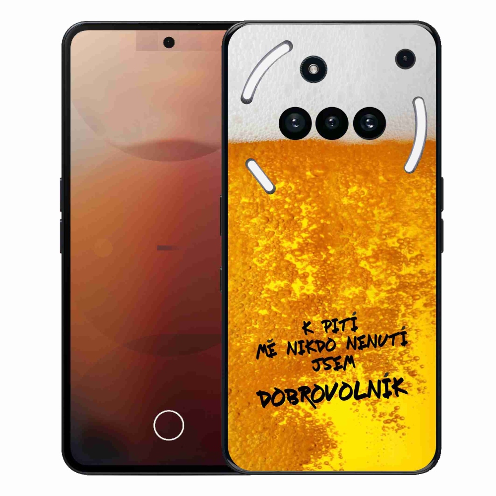 Gélový kryt mmCase na Nothing Phone (3a) - pivný motív 4