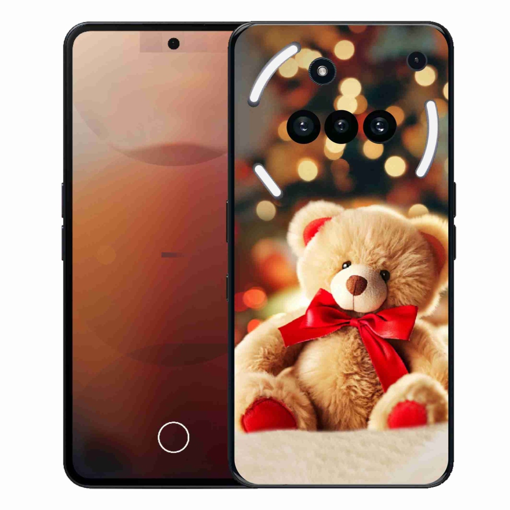 Gélový kryt mmCase na Nothing Phone (3a) - plyšový medvedík