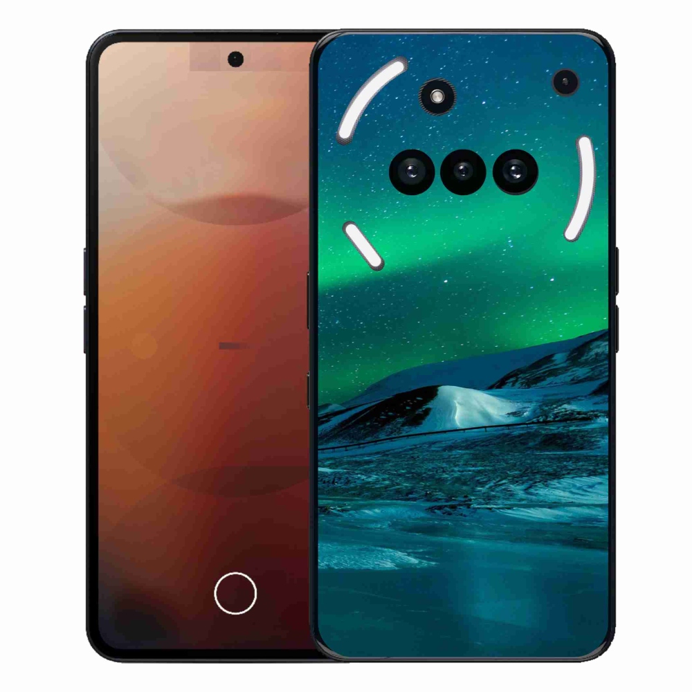 Gélový kryt mmCase na Nothing Phone (3a) - polárna žiara