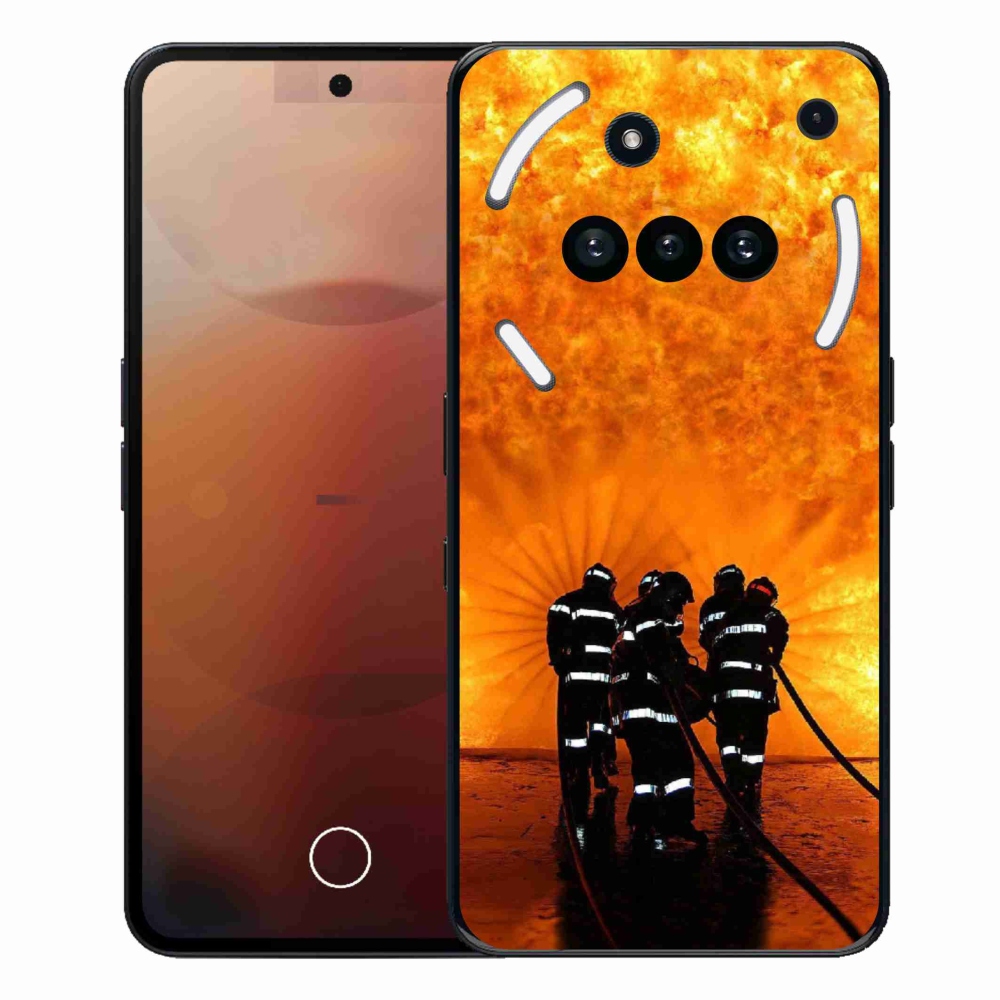 Gélový kryt mmCase na Nothing Phone (3a) - požiar