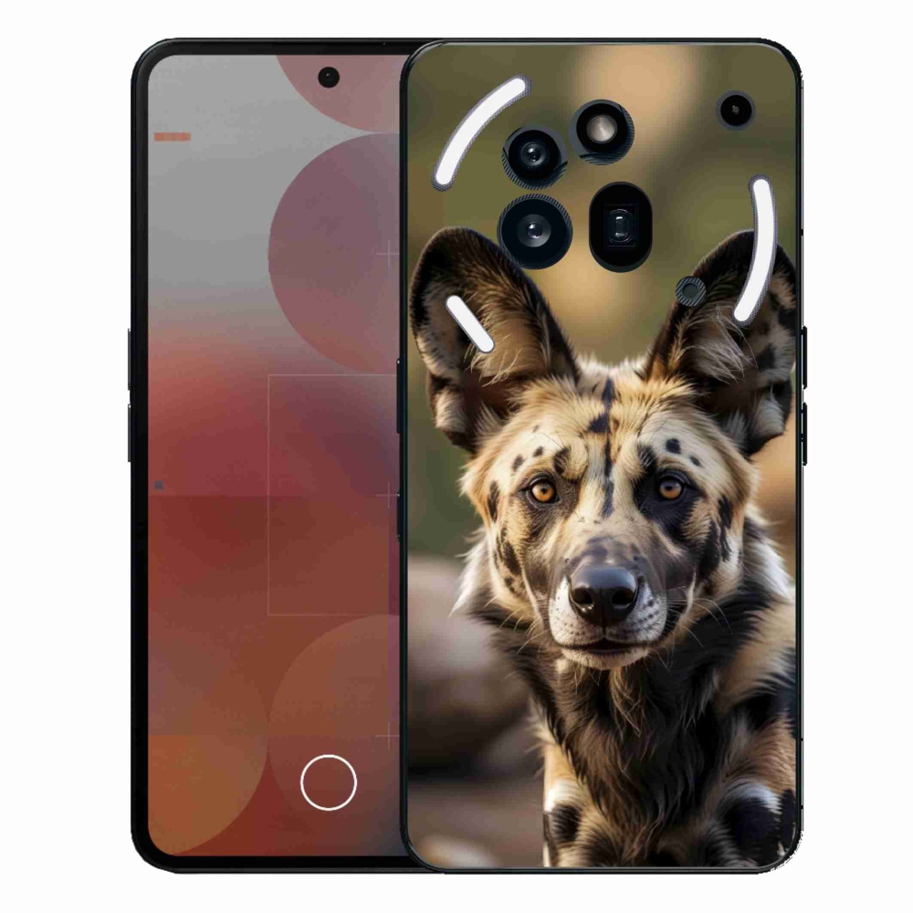 Gélový kryt mmCase na Nothing Phone (3a) Pre - africký divoký pes