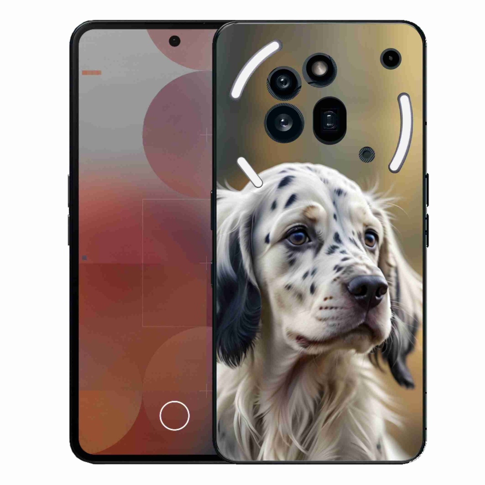 Gélový kryt mmCase na Nothing Phone (3a) Pro - anglický seter