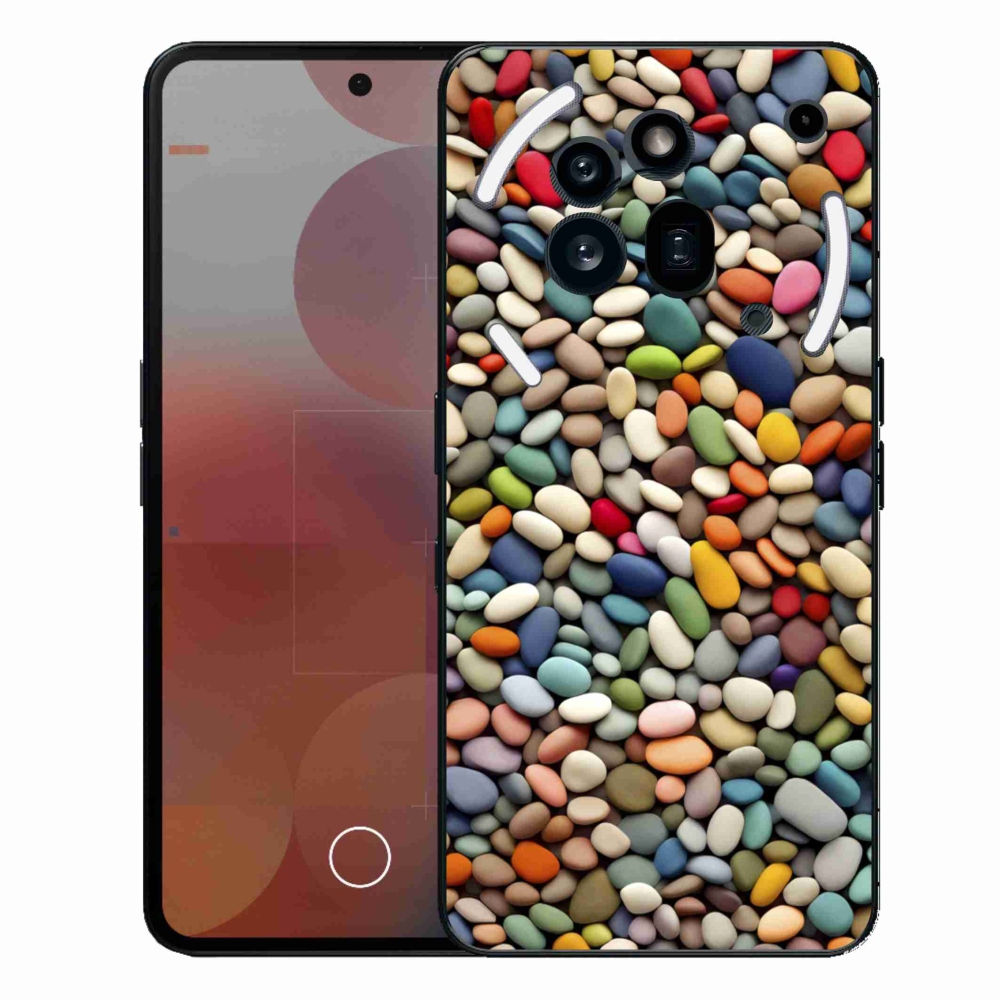 Gélový kryt mmCase na Nothing Phone (3a) Pro - farebné kamienky 2