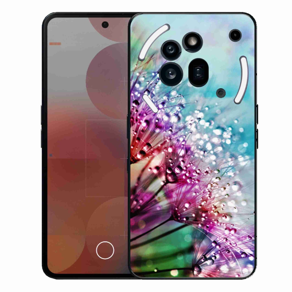 Gélový kryt mmCase na Nothing Phone (3a) Pre - farebné kvety