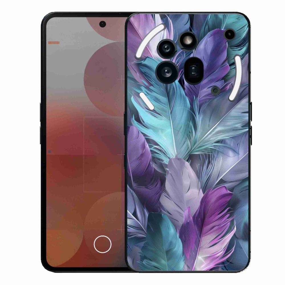 Gélový kryt mmCase na Nothing Phone (3a) Pre - farebné perie 2